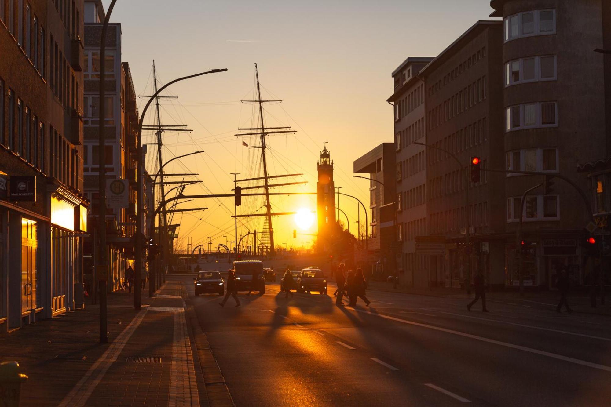 Koje Neun I Apartment Im Zentrum Mit Hafenblick ブレーマーハーフェン エクステリア 写真